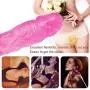 Realistic Womens 8.85 Inch Suction Cup Silicone Soft-??Ld? Toys Pink Baofubaomei