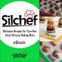 Silicone Baking Mats - Set of 3 - Baking Mats Non Stick Silicone BPA Free with Measurements - 2 Half Sheet Baking Liners and 1 Quarter Sheet Pan Silicone Mat by Silchef