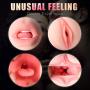 Manual Control Soft Natural Silicone Male Mastubration Cup 2 in 1 Artificial Real Pussy Male Air-Sucking Toys for Male Sexy Underwear Toys for Men T Shirt