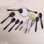 Kitchenware 10 Pcs/Set of Non - Stick Pan Kitchen Utensils Set Silicone Kitchenware Cooking Utensils Kitchen Set For Kitchen-Black