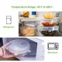 Silicone Stretch Lids, 12 Pack Double Color 6 Size Reusable Durable and Expandable Lids to Keep Food Fresh, Fit Various Sizes and Shapes of Containers Food Covers or Bowl Covers