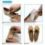 Gel Arch Support Cushions for Men & Women, Shoe Insoles for Flat Feet, Reusable Arch Inserts for Plantar Fasciitis, Adhesive Arch Pad for Relieve Pressure and Feet Pain