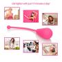 CalExotics Utopia Weighted Silicone Kegel Trainer Set ? Ben Wa Vaginal Kegel Weights - Hands Free Pelvic Floor Weight Exercise - Waterproof Sex Toys For Women ? Pink
