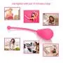 CalExotics Utopia Weighted Silicone Kegel Trainer Set ? Ben Wa Vaginal Kegel Weights - Hands Free Pelvic Floor Weight Exercise - Waterproof Sex Toys For Women ? Pink