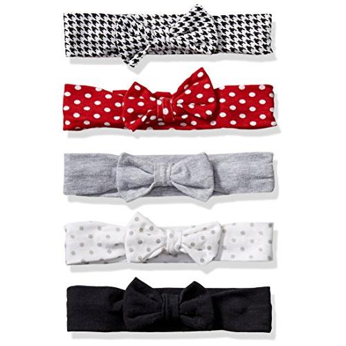 Hudson Baby Infant Girl Cotton Headbands