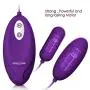 Waterproof 12Frequency Silicone Double Jade Egg for Women and Couple