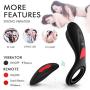 Male Vibranting Wand Massager Rechargeable Wireless Remote Control Back Neck Shoulder Relaxation Massaging with Multiple Men Vibrator Medical Grade Silicone Vibration Toys