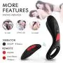 Male Vibranting Wand Massager Rechargeable Wireless Remote Control Back Neck Shoulder Relaxation Massaging with Multiple Men Vibrator Medical Grade Silicone Vibration Toys