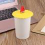 XQXCL Cute Fruit Cup Cover Dust Reusable Silicone DIY Splicing Tool Kitchenware