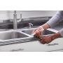 GE GE284 Silicone 2+ Kitchen & Bath Sealant Caulk Squeeze Tube, 2.8oz, Clear