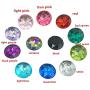 ETNN T-shirt Princess plùg B-útt Gunmetal 12 Jewelry Color Small Huge Metal Silicone Anále Beads B-útt plùg Set Adult Sexvc Toys for Men Women,Black Gem,Silicone Jewel plùg B-útt Sexok Play