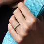 ThunderFit Womens Thin Swivel Rings, 10 Rings / 8 Rings / 4 Rings / 1 Ring - Stackable Silicone Wedding Rings - 2.5mm Wide - 2mm Thick