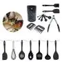Wan DD Kitchen Silicone Utensil Holder Set Cooking kitchenware Heat Resistant 18 piece