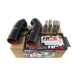 HPS 87-68426-BLK-2 Black Silicone Air Intake Hose (Post MAF Tube)