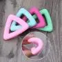 Yuanhaourty Baby Teether Food Grade Silicone Pendant Necklace Accessory BPA Free Chew Toys 4 Colors