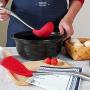 Kitchen Utensils Set 2 Pcs/Set Silicone Cooking Tools Stainless Steel Kitchenware Handle Scoop Spoon Non-Stick Ladle Turner Kitchen Tableware Utensil