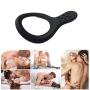 LEVETT Flexible Silicone Cock Rings, Penis Enlarger Stronger and Harder Erection to Prolonging Climax Sex Toys for Men (Flexible size)
