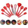 10pcs/set Non-stick Pan Kitchen Utensils Set Silicone Kitchenware Kitchen Cooking Tools Set Modern Kitchen Gadget Accessories