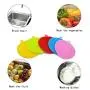 AOLANS Silicone Dish Sponge Washing Brush Scrubber 5 Pack Household Cleaning Sponge Food Grade Free Brush kitchenware (5 Color)