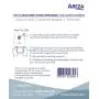 Silicone Foam Dressing with Border (Adhesive) Waterproof 4" X 4" (10 cm X 10 cm) (Central Ultra Absorbent-Foam 2.5" X 2.5") 10 Per Box (1) Wound Dressing by Areza Medical