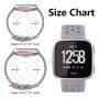 iGK Replacement Compatible for Fitbit Versa Bands Black,Breathable Bands Sport Watch Strap Wristband Compatible with Fitbit Versa/Versa Lite Edition/Versa Special Edition/Versa 2 for Women Men 3 Pack