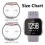 iGK Replacement Compatible for Fitbit Versa Bands Black,Breathable Bands Sport Watch Strap Wristband Compatible with Fitbit Versa/Versa Lite Edition/Versa Special Edition/Versa 2 for Women Men 3 Pack