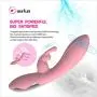 Hommoo Female Vibrant Adult Toys Soft Silicone Waterproof Rabbit Vibrartor-?ìld`? for Women