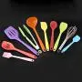 Silicone kitchenware 10pc Multi-color Food Grade Silicone Kitchen Utensils Non-stick Cookware Cooking Tools Ultimate Kitchen Essentials Kits Provide The Perfect Kitchen Gadget Gift For Any Occasion