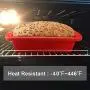 Silicone Bread and Loaf Pans - Set of 2 - SILIVO Non-Stick Silicone Baking Mold for Homemade Cakes, Breads, Meatloaf and Quiche - 8.9&quotx3.7&quotx2.4"