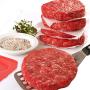 Bobody Silicone Burger Meat Model Hamburger Press Patty Maker Meat Beef Grill, 5-Patty