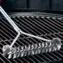 Hli-SHJHsmu 21-Inch 3-Sided Steel Wire Grill Brush Barbecue Cleaning Scraper Tool Grill Cleaning Brush Cleaning Brush Home Cleaning Kit