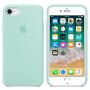 Dawsofl Soft Silicone Case Cover for Apple iPhone 8 (4.7inch) Boxed- Retail Packaging (Marine Green)