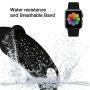 UPOLS Compatible with Apple Watch Band 38mm 42mm 40mm 44mm Sport Band, Silicone Sport Strap Replacement Bands Compatible for iWatch Series 5/4/3/2/1 S/M M/L