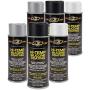 Design Engineering 010300 High-Temperature Silicone Coating Spray Assortment Case - 2 Cans Each of Black, Aluminum, and White