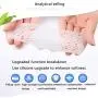 6Pair Silicone Honeycomb Forefoot Pad, Metatarsal Foot Pads, Reusable Pain Relief Cover Breathable Insoles Socks