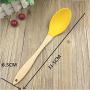SKYyao Kitchen utensil set Wooden handle Silicone cookware non-stick cookware set kitchenware cooking kitchen products Set Silicone