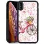 iPhone Xs Max Case,Flexible Soft TPU Cover Shell,Slim Silicone Black Rubber Non-Slip Durable Design Protective Phone Case for iPhone Xs Max -Bicycle