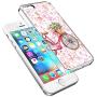 iPhone SE 5s 5 Case,Flexible Soft TPU Cover Shell,Slim Silicone Black Rubber Non-Slip Durable Design Protective Phone Case for iPhone SE 5s 5 -Bicycle
