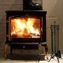 ComfyHome Fireplace Tools, 9.4 x 9.4 x 31.9 inches, Dark