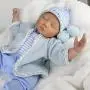 CHAREX Reborn Baby Doll Sleeping Soft Vinyl Newborn Doll Boy, Lifelike Realistic 22 inch Weighted Gift Set for Age 3+