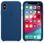 iPhone iPhone XR Liquid Silicone Case Fits iPhone XR (6.1 inch), Gel Rubber Protection Shockproof Cover Case with Soft Microfiber Cloth Lining Cushion (Blue Horizon)