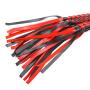 Guiseniour Game Spancking Floggor Pu Leather Funy Snake Weave Loose Diamond Handle Whip Toy Bondagge