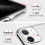OULUOQI Compatible with iPhone 11 Case 2019, Shockproof Clear Case with Hard PC Shield+Soft TPU Bumper Cover Case for iPhone 11 6.1 inch.