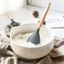 9 Pcs Silicone Cooking Utensils Kitchen Utensils Set Wooden Handle Cooking Tools Silicone Kitchenware Set,9Pcs