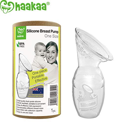 Haakaa Silicone Breastfeeding Manual Breast Pump Milk Pump 100% Food Grade Silicone BPA PVC and Phthalate Free