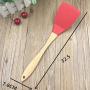 SKYyao Kitchen utensil set Wooden handle Silicone cookware non-stick cookware set kitchenware cooking kitchen products Set Silicone