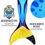 Fin Fun Mermaid Tails for Swimming with Monofin - Kids and Adult Sizes - Limited Edition