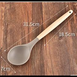 Wooden handle silicone kitchenware wooden handle dense more daily supplies health and beauty personal care products