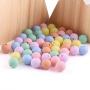 Silicone Teething Beads 12mm(0.47inch) 100PCS Stylish & Natural DIY Necklace BPA-Free Chewable Stretchy Beads Teething Accessory Teether for Baby to Chew
