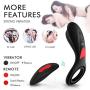 Man Waterproof Male Ring Massage Adǔlt Toys Dicks Play Male Longer Lasting Shake Rooster Cǒckríng with Multi Vibration,Silicone Lǒck Ring Strong Vibration Silicone Massage,T-Shirt